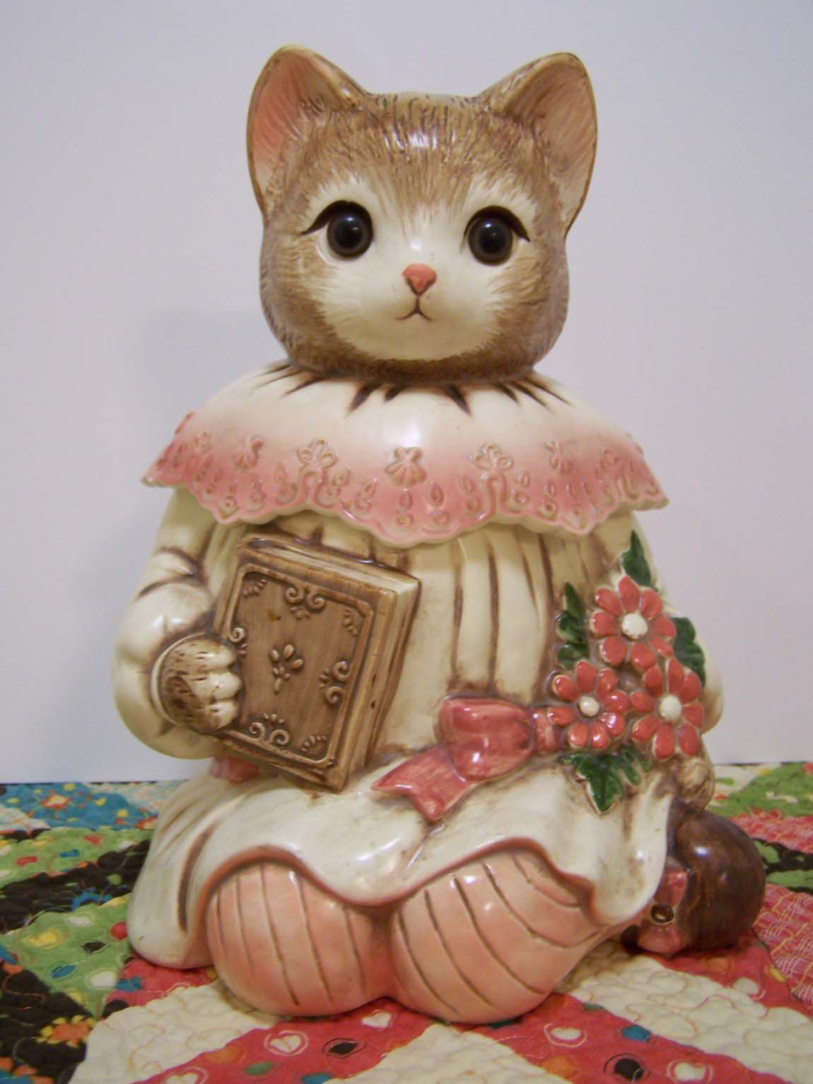 Treasures-n-Textures: Emily the Cat Cookie Jar and Pink Saturday