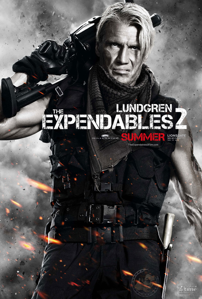 Posters For “The Expendables 2” China Entertainment News