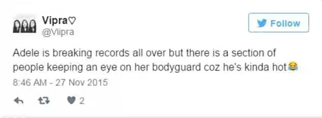 Check out Adele's hot new bodyguard Check out Adele's hot new bodyguard