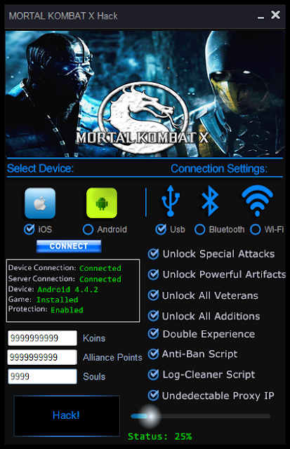 MORTAL KOMBAT X HACK CHEAT TOOL NEW VERSION Unlimited Koins, A. Points, Souls