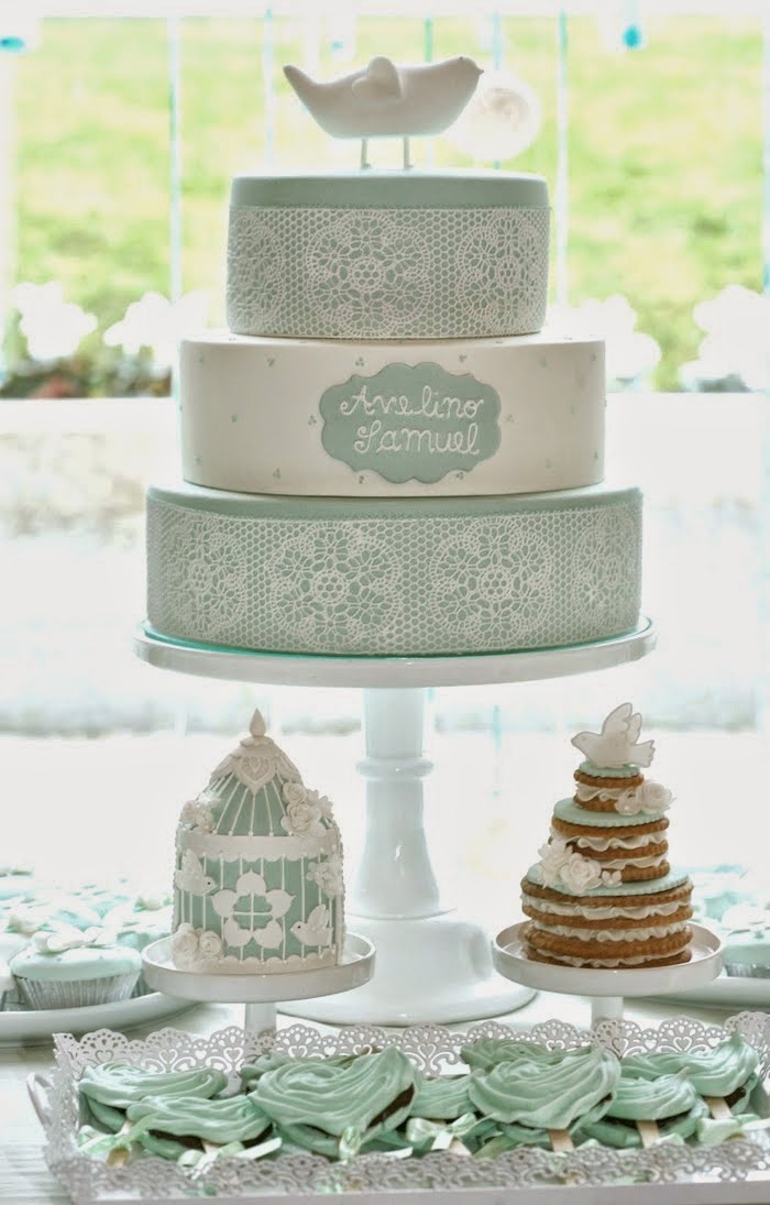 Sweet Little Nursery White And Mint Baptism Christening