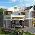 Kerala contemporary villa with 4 bedroom