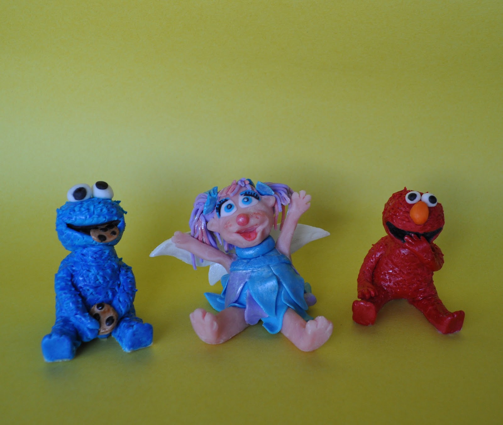 Cakes by Setia Cookie Monster, Abby Cadabby, and Elmo!