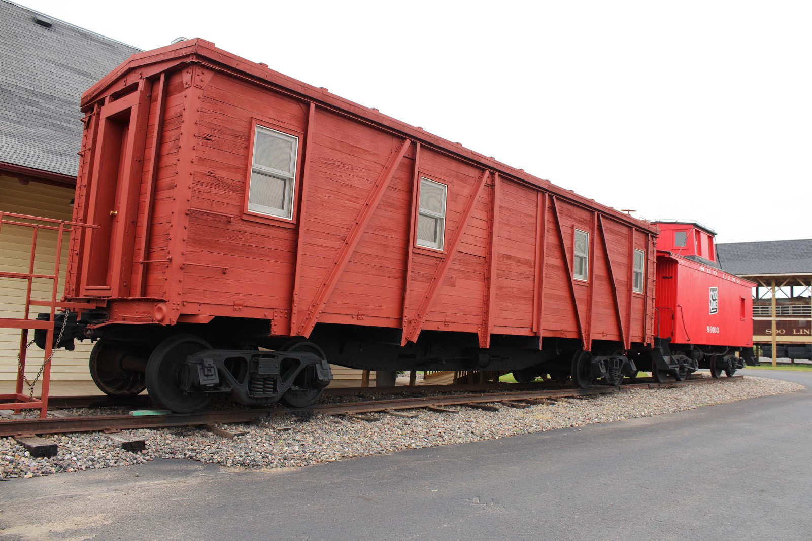 Wisconsin Historical Markers Soo Line Caboose No. 99103