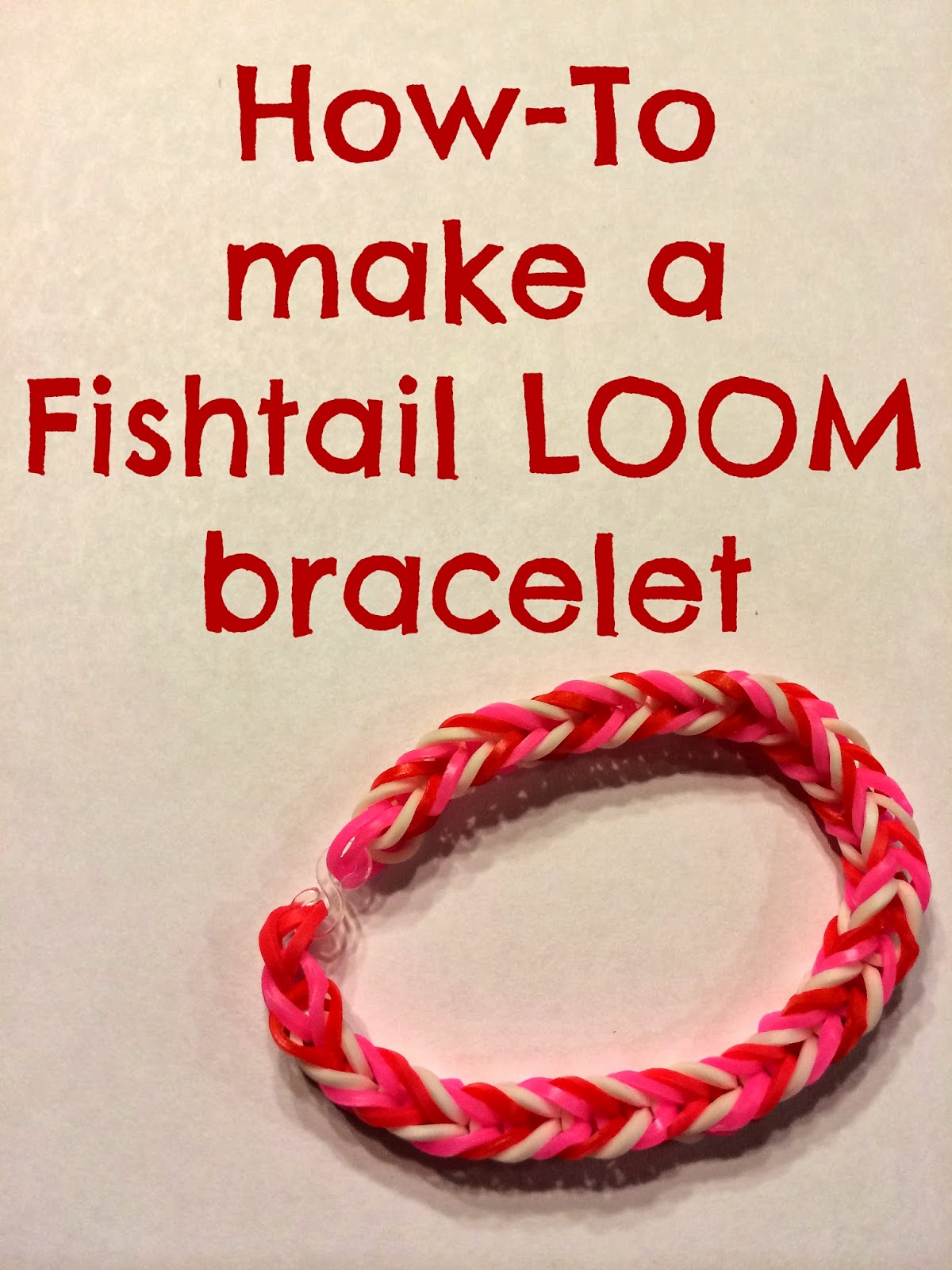 How to make a Fishtail Loom Bracelet A Sparkle of Genius