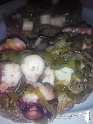 tosta de pulpo tosta de pulpo