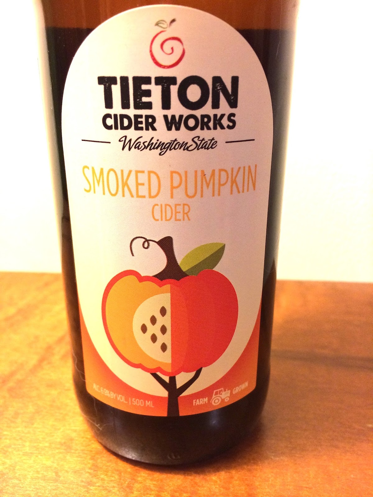 Along Came a Cider Cider Review Tieton Ciderworks' Smoked Pumpkin Cider
