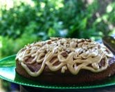 Banana Nut Cake with Caramel Frosting