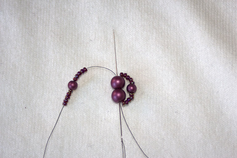 Meltzer design & smycken Tutorial Flat Spiral Stitch