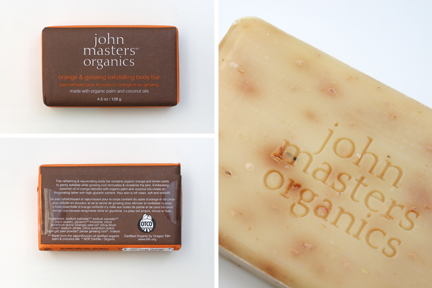 John Masters Organics Orange & Ginseng Exfoliating Body Bar New Moon Club