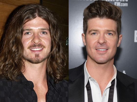 Infotainment Robin Thicke Had Really Bad Long Hair In 2002