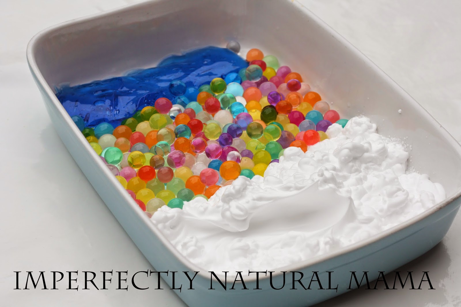 Hello! Fun Things to do with Toddlers Water beads, hair gel and