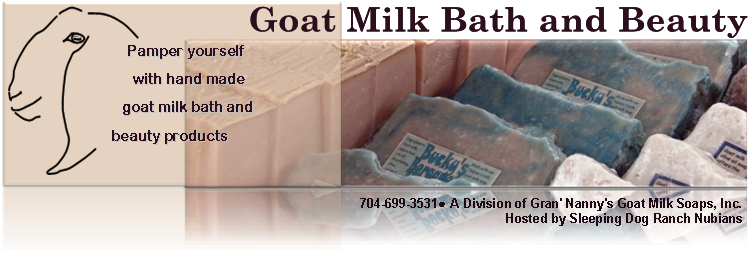 Goat Milk Bath Soaps and Beauty Lotions