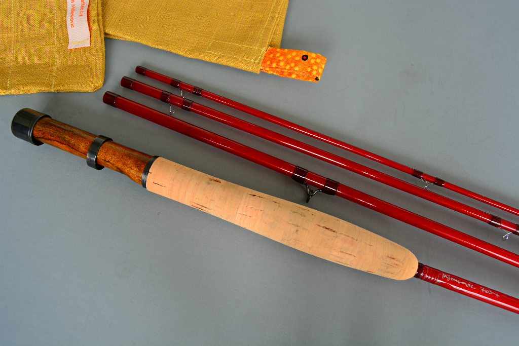 Milenkovic 7634 "Old Empire Taper" Rod Photos Fiberglass Flyrodders