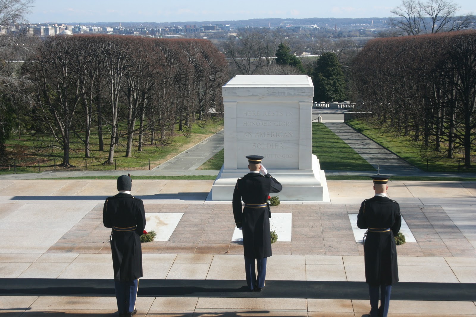 Army RN Arlington National Cemetery and the Tomb of the Unknown Soldier
