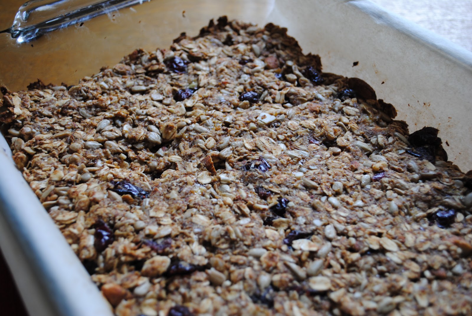Simple Craves & Olive Oil chewy cranberrybanana granola bars