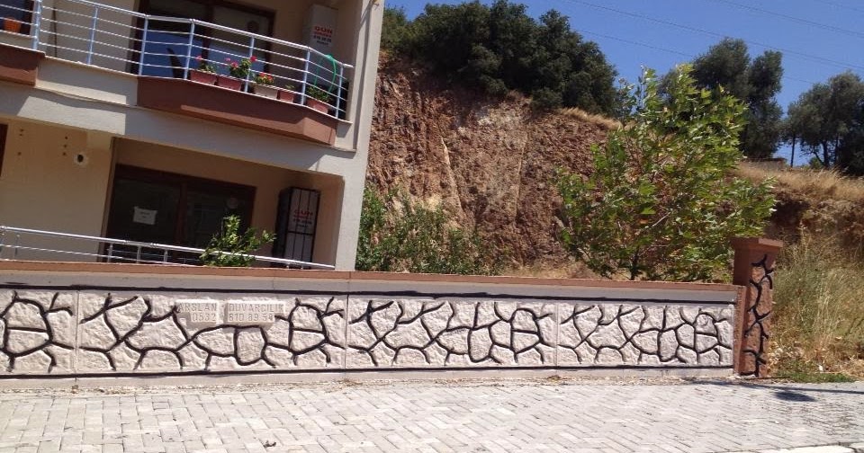 Bahçe duvarı kalıpları Beton duvar kalıpları