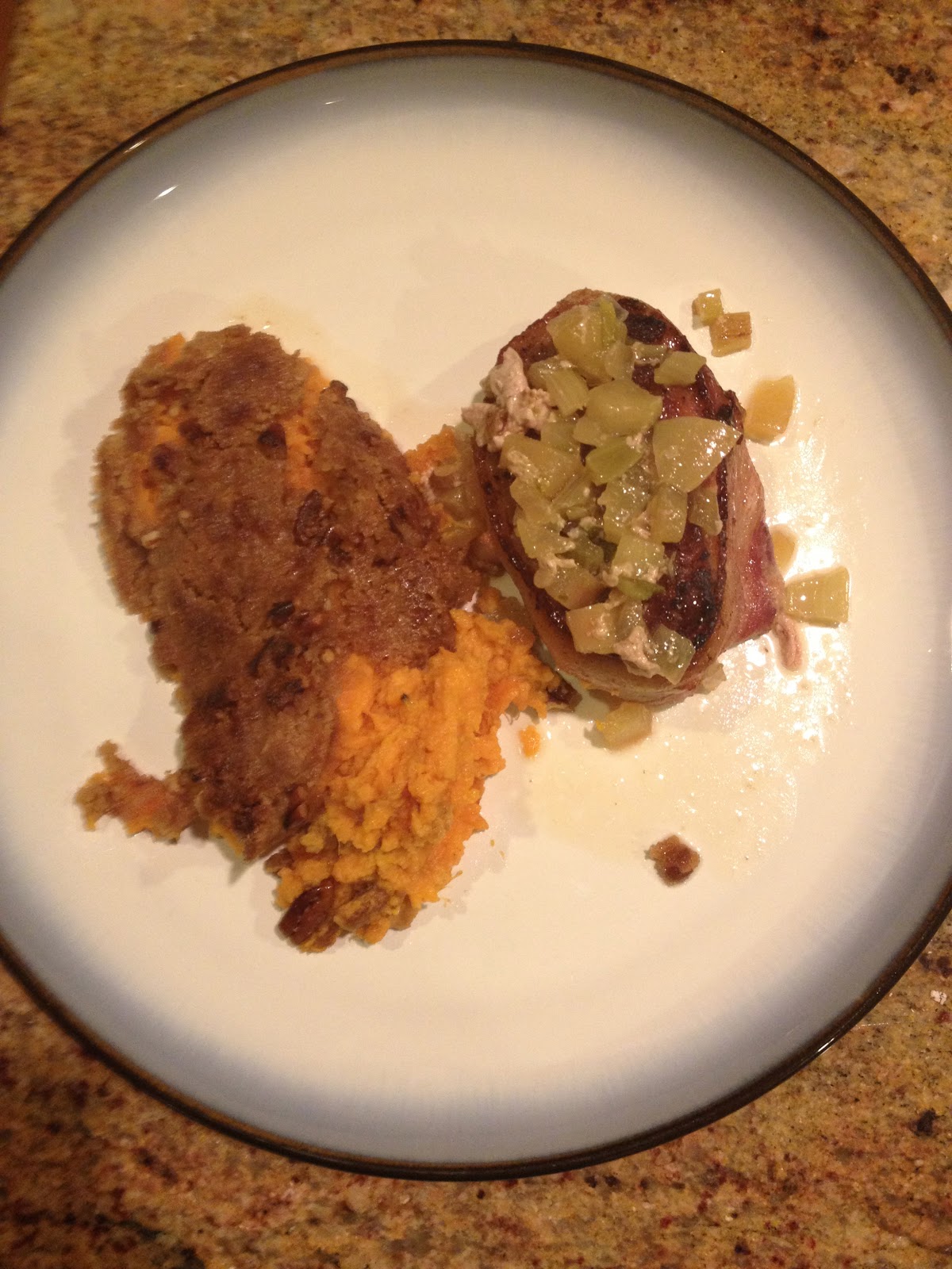 Nom Nom Dinners Pork is so yummy...especially when it's stuffed!