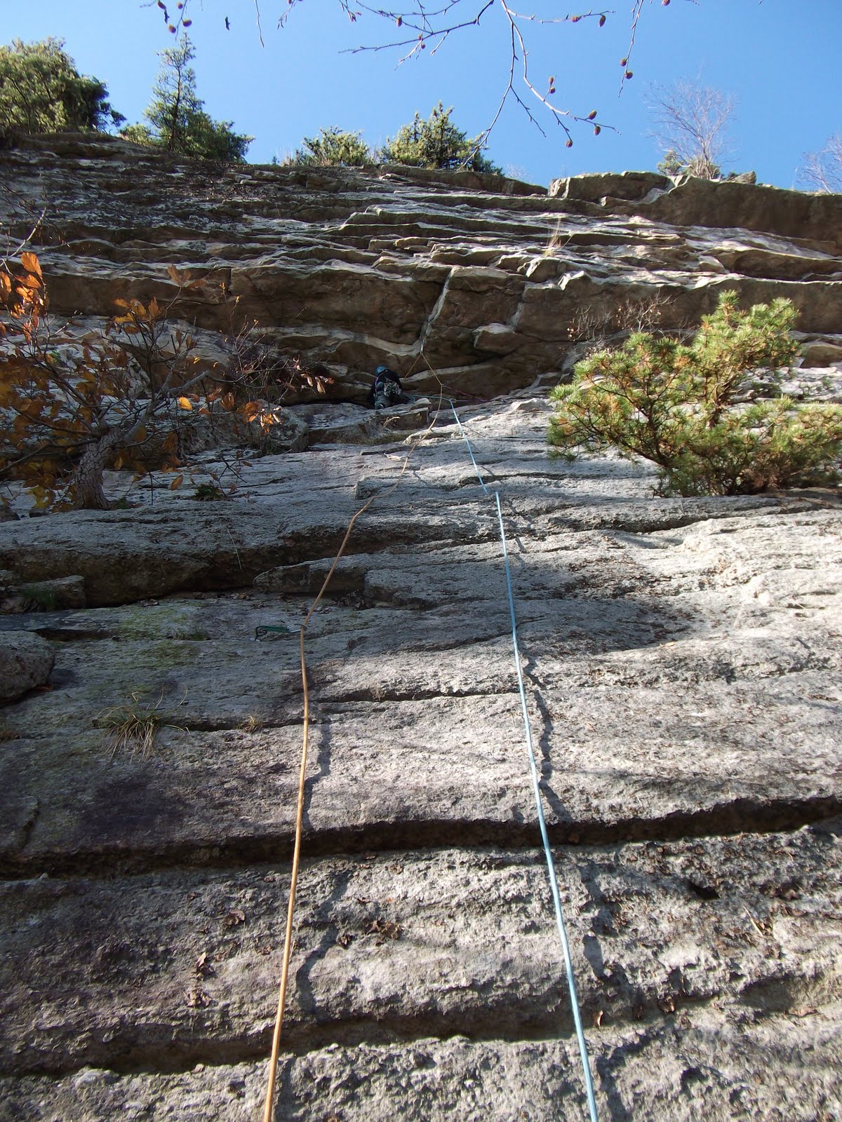 Climb and Punishment Gunks Routes Beatle Brow Bulge (5.10a)
