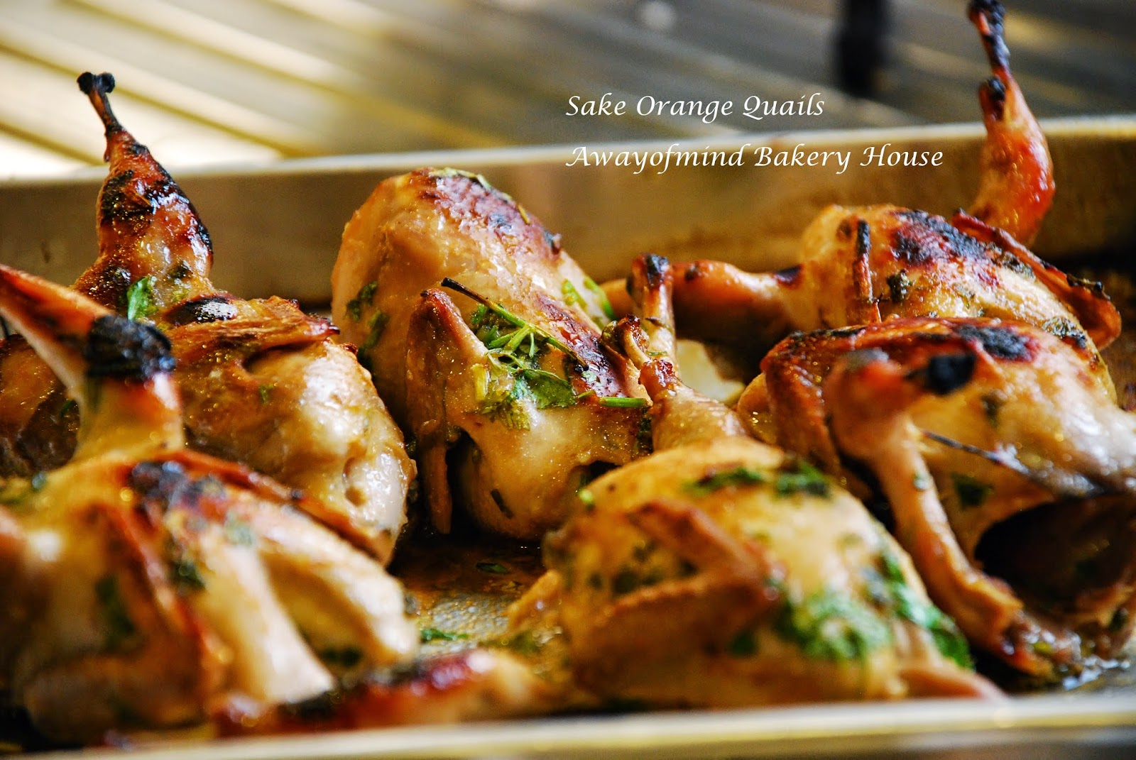 Awayofmind Bakery House Sake Orange Quails
