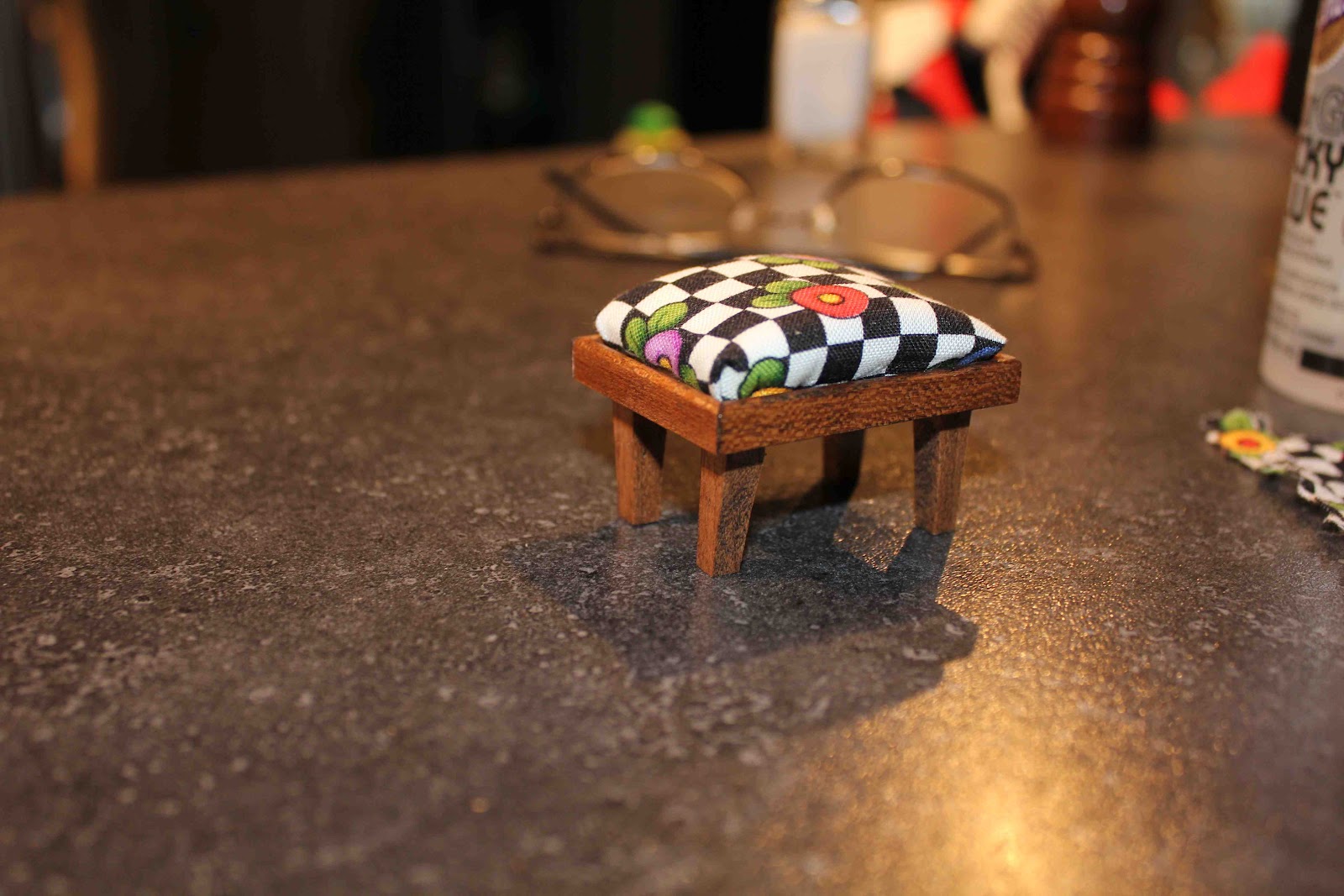 The Adventures of Arcly and Elo DIY Dollhouse Ottoman