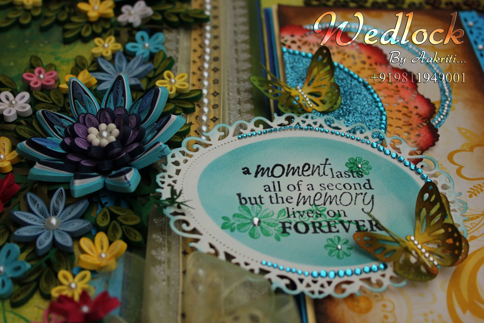 Passionately Curious Ocean Blue Quilling