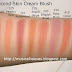 MUFE HD Blush Second Skin Cream Blush Swatches!