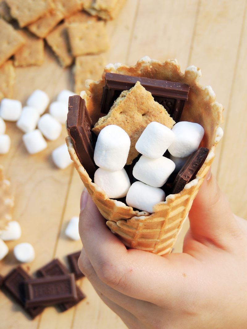 Campfire Cone S'mores Bobbi's Kozy Kitchen