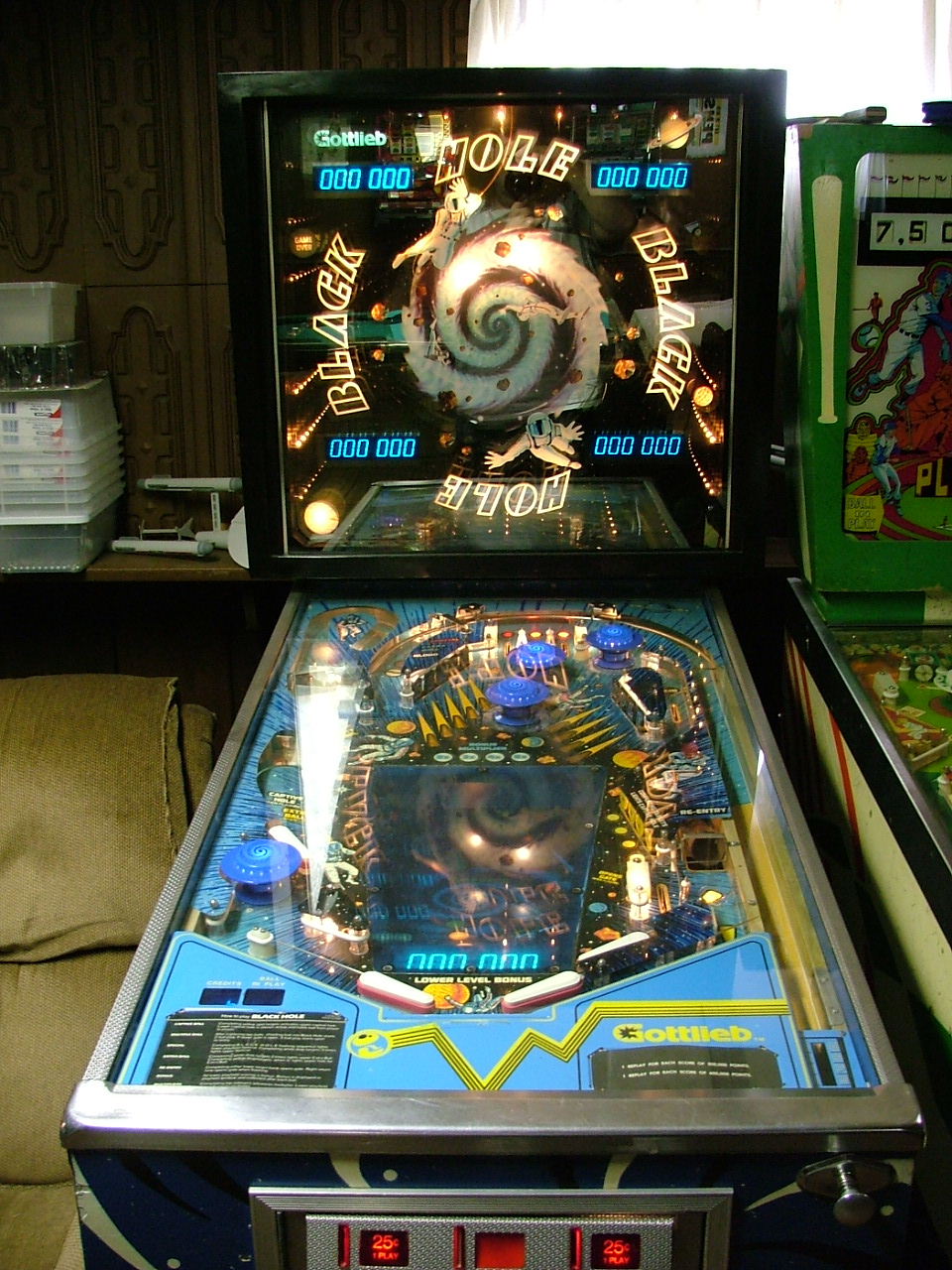 black hole pinball machine for sale