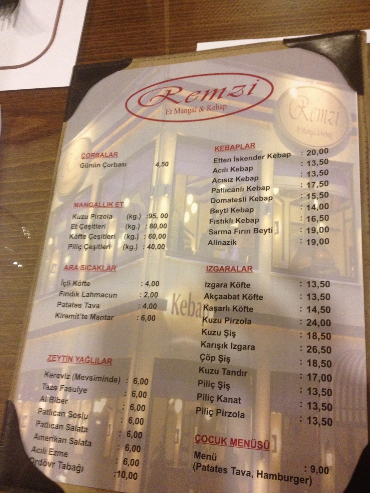 İstanbul Kazan Ben Kepçe Remzi Mangal&amp;Et Kebap