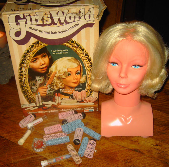 Herbie's World of Kitsch & Toys 1970's Girl's World Styling Head by