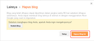 Klik Hapus Blog Ini Klik Hapus Blog Ini