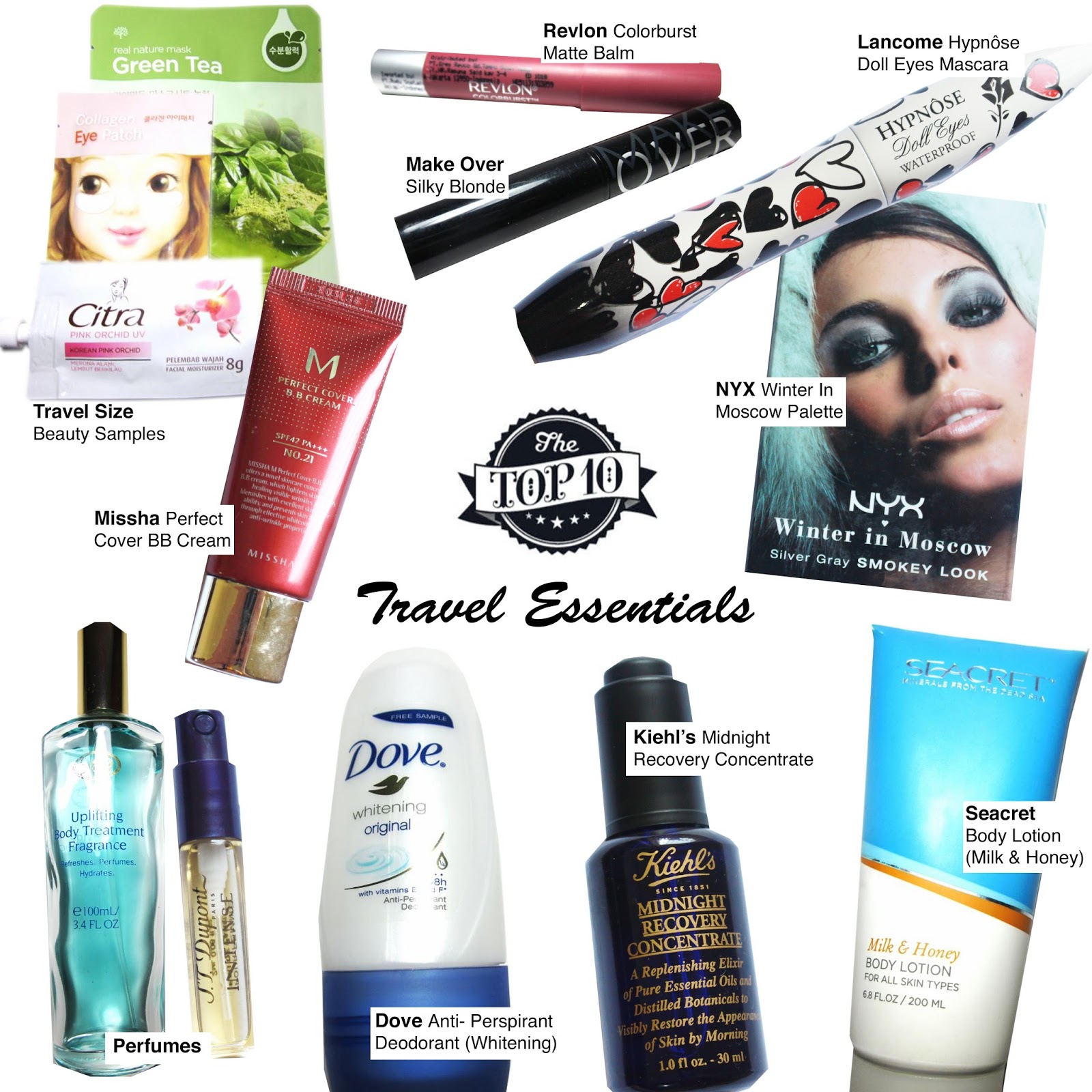 TOP 10 TRAVEL BEAUTY ESSENTIALS Beauty Appetite by Jessica Simon