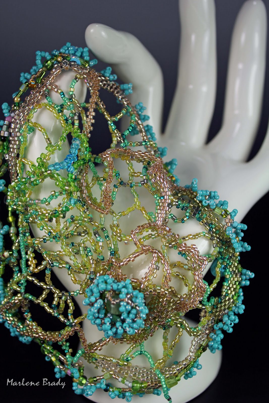 Marlene Brady Beaded Sculptural Piece