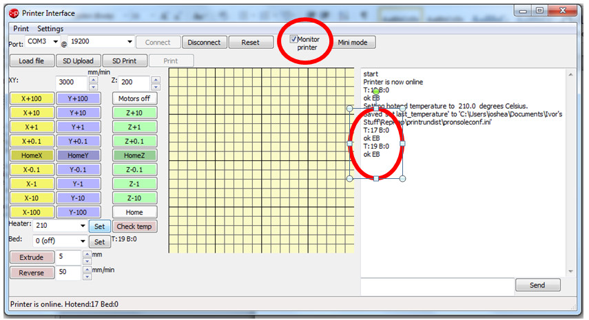 Ivor S 3d Printing Blog Graphing Temperature Pronterface Manual