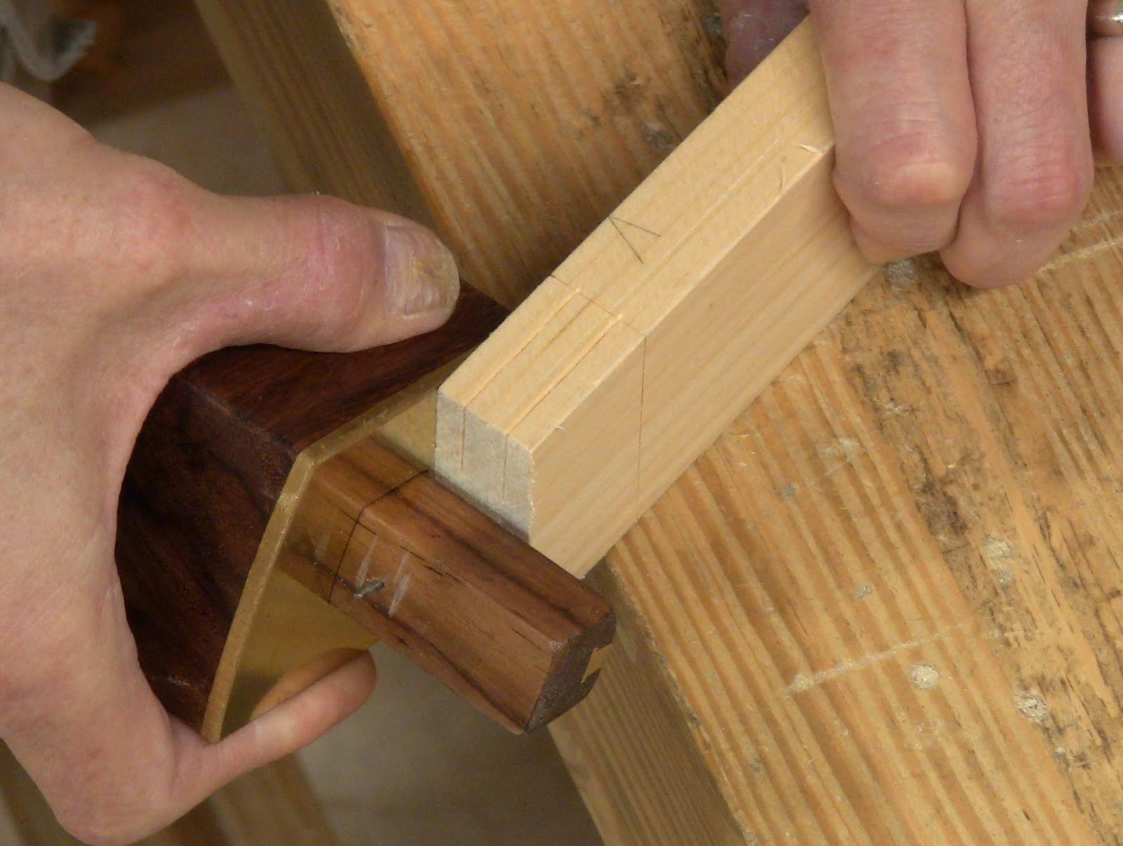 Close Grain FourStroke Mortise And Tenon, part 2