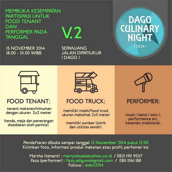 Dago Culinary Night, 15 November 2014