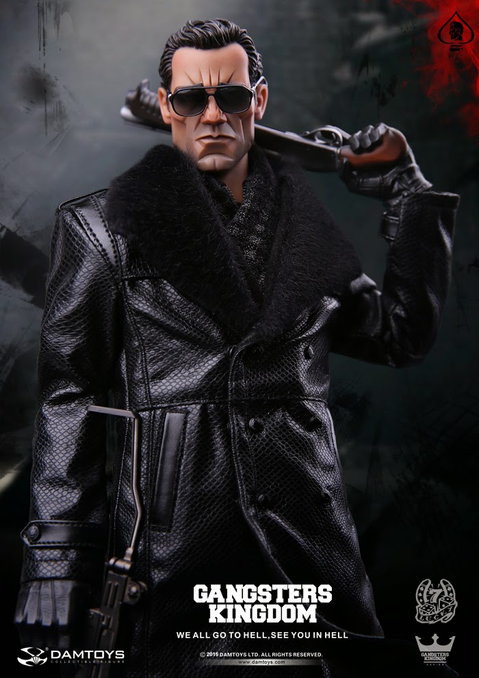 1//6 Scale DAMTOYS Action Figures Long Scarf Gangsters Kingdom Spade J