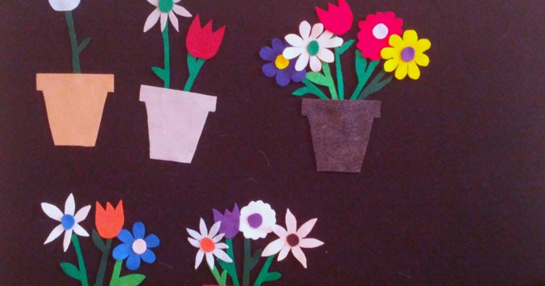 Planting Felt Flowers A Counting Game And Next Comes L