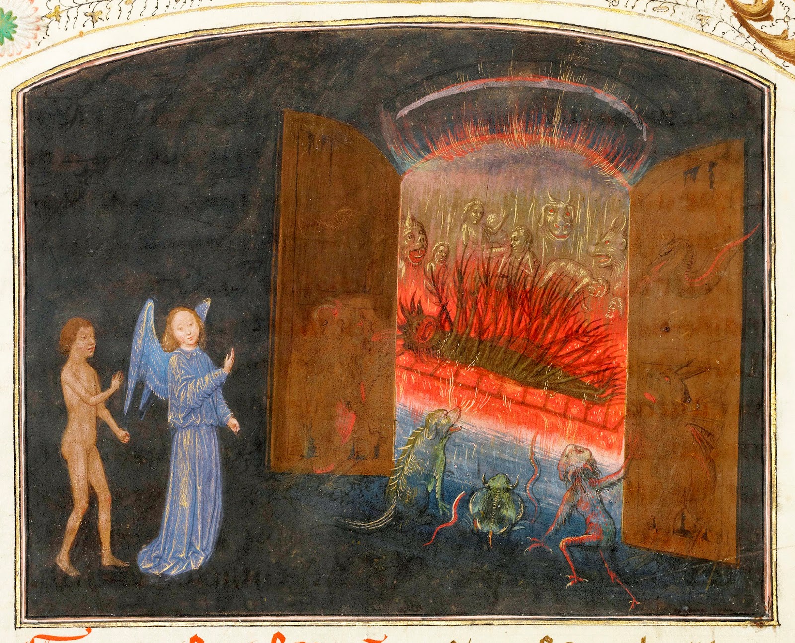 Simon Marmion - The Visions of the Knight Tondal, 1470 -Wallpapers