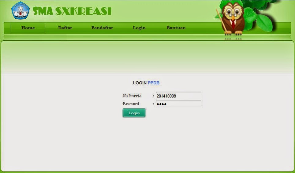 Aplikasi Penerimaan Siswa Baru Berbasis Web