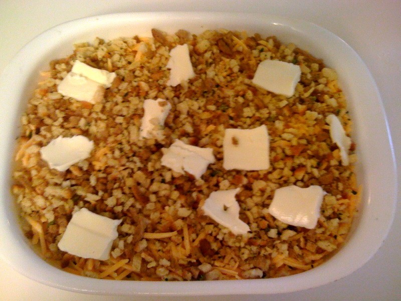 Sweet Tea and Cornbread Herb Stuffing Squash Casserole!