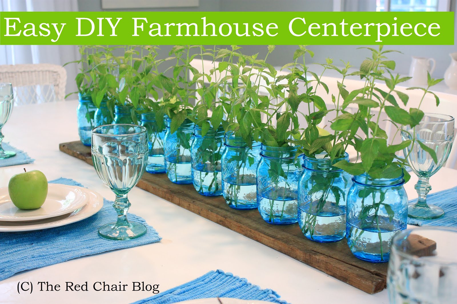 Easy DIY Farmhouse Centerpiece