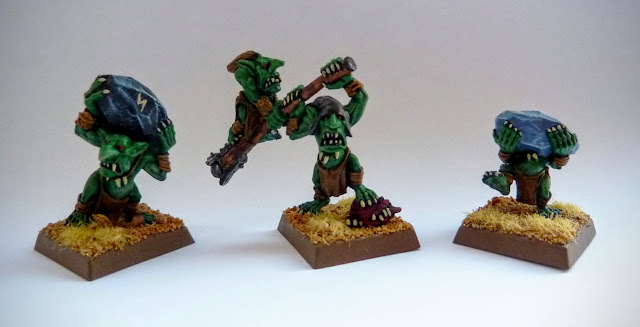 Rock Lobba crew for Orcs & Goblins, Warhammer Fantasy Battle