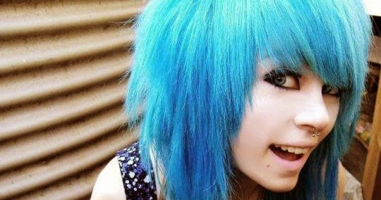 Blue Emo Hair Ideas on Tumblr - wide 6