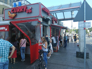 Berlin's most popular street food "CURRYWURST".