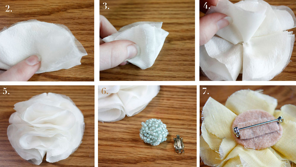 NoSew Fabric Flower Tutorial