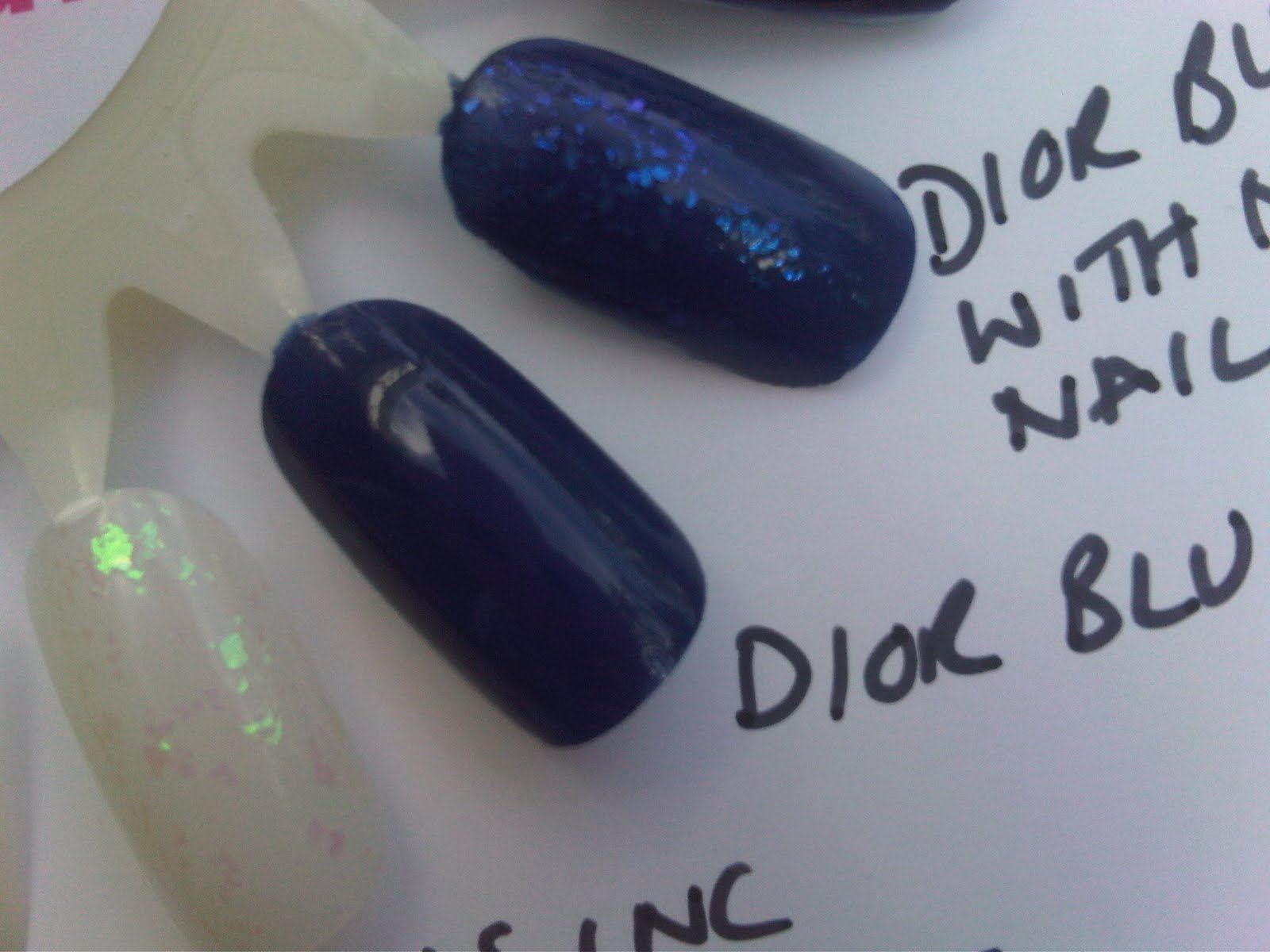 Boots No7 Stay Perfect Polish, Dior Blue Denim and Tuxedo Swatched and Nails  Inc Nail Effects | British Beauty Blogger
