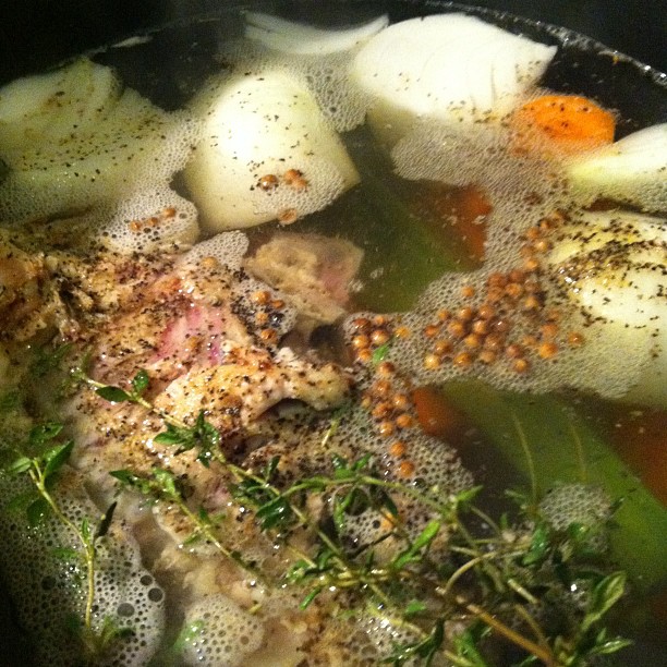Laurie's Cravings Easy Chicken Stock