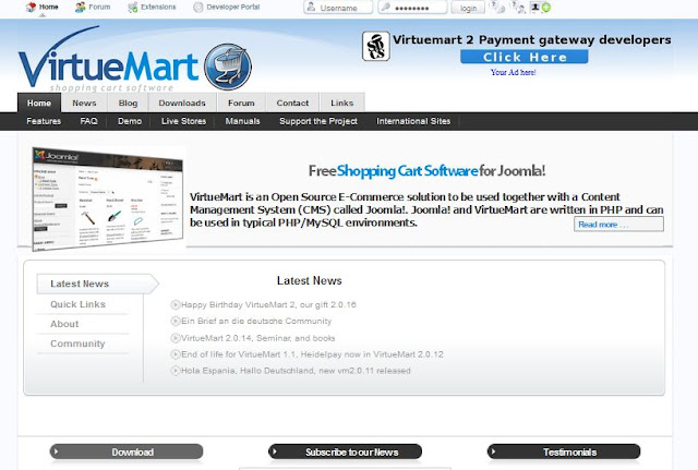 ecommerce solutions- VirtueMart